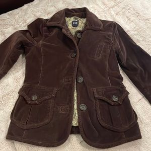 Brown Corduroy Blazer Jacket